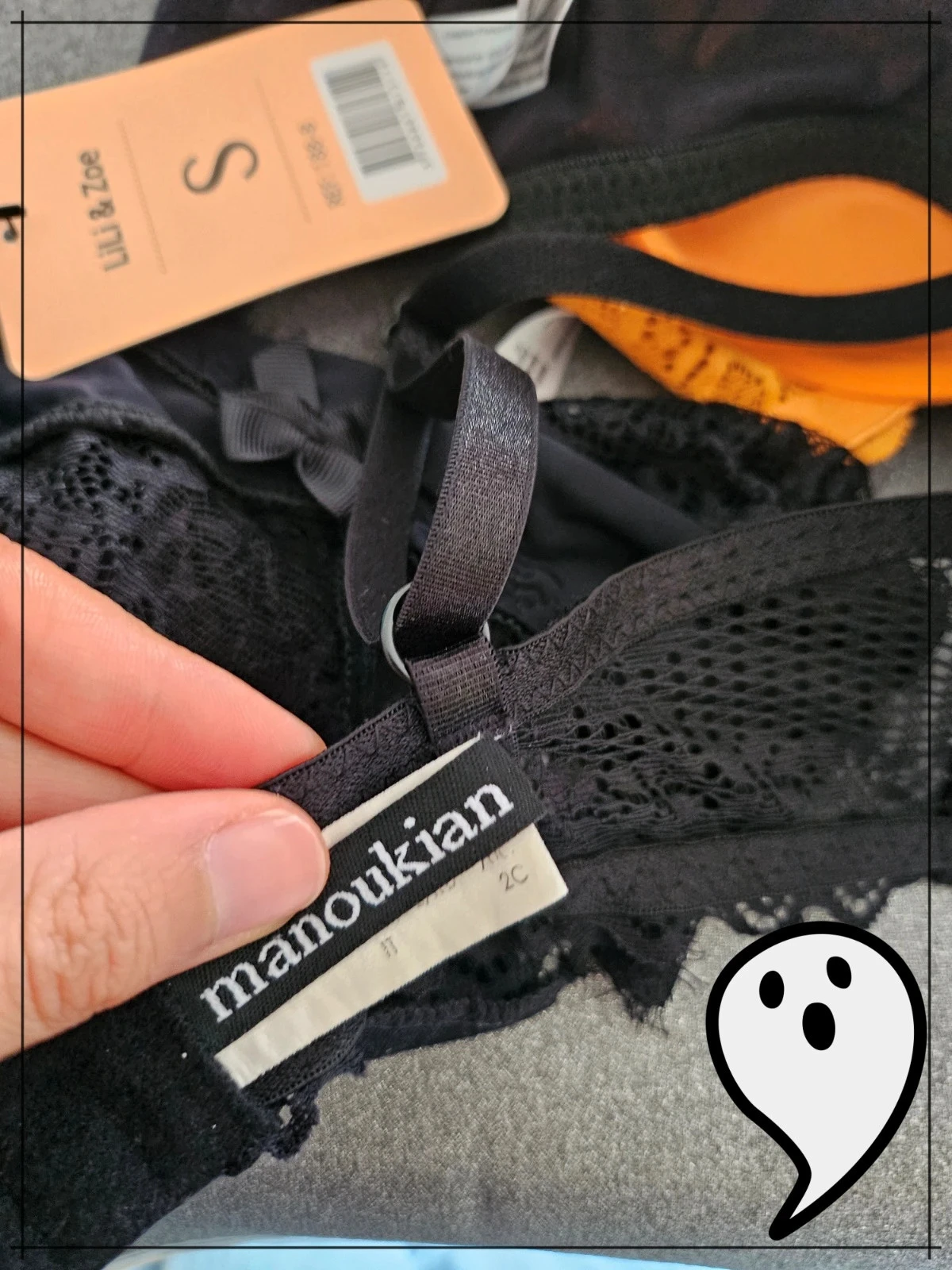 bonita lingerie manoukian preto e vermelho gótico – photo 7